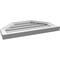Ekena Millwork Octagonal Top Surface Mount PVC Gable Vent w/ 2"W x 2"P Brickmould Sill Frame, 26"W x 16"H GVPOT26X1603SF - alternate 4